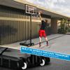 DWVO Portable Basketball Hoops for Outside, Basketball Hoop Outdoor 10 FT Adjustable, with 44in Shatterproof Backboard and 18in Rim, 4.4-10FT Height view 2