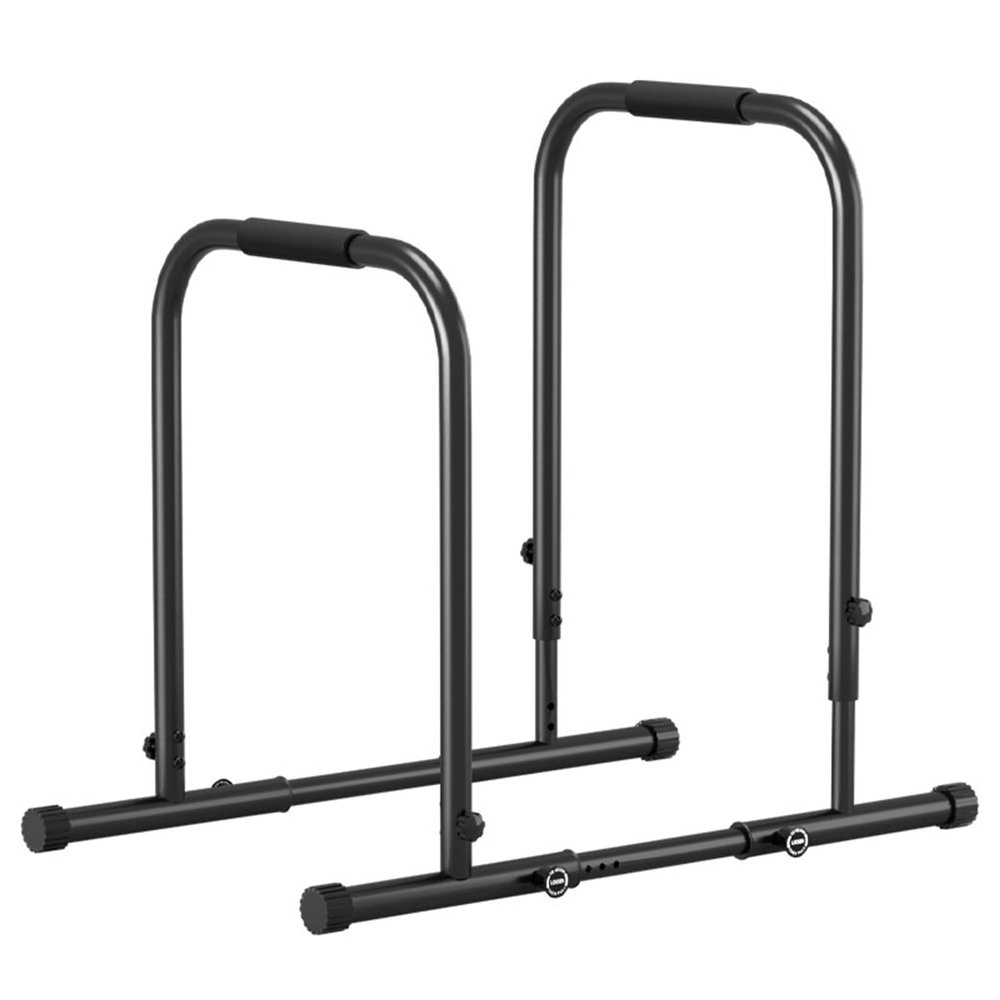 GGZONE Dip Bar, Adjustable Parallel Bars for Home Workout, Dip Station with 4400LBS Loading Capacity