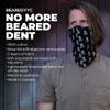 Beard Face Mask for Men with Beard, Bearded Men Mask, Canadian Camo Pattern, Cotton, Green, 4 Inches view 4