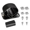 UOIENRT Bike Rear Wheel Fixing Bracket, Aluminum Alloy Roof Bike Parking Rack Rear Wheel Rack Mount(Black) view 1