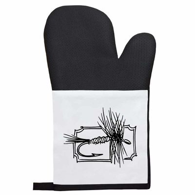 Azeeda 'Fishing Fly' Oven Glove/Mitt (OG00006139)