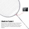 ALPSPORT RR Graphite Badminton Rackets Sets of 2, Composite Carbon Fiber Aluminum Racquets Including Badminton Bag, 2 Tied Grip Tapes (Silver) view 4