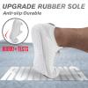 relxfeet Men's Cross-Trainer Minimalist Barefoot Shoes Wide Toe Zero Drop Sole Walking Shoes Lightweight Non Slip Trail Running Sneakers for Fitness Jogging Wrestling Hiking Lifting White7.5 view 4