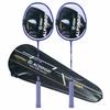 ALPSPORT RR Graphite Badminton Rackets Sets of 2, Composite Carbon Fiber Aluminum Racquets Including Badminton Bag, 2 Tied Grip Tapes (Purple) view 1