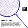 ALPSPORT RR Graphite Badminton Rackets Sets of 2, Composite Carbon Fiber Aluminum Racquets Including Badminton Bag, 2 Tied Grip Tapes (Purple) view 4