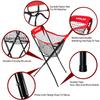WEEPALM Extra Large Baseball Caddy - Holds Up to 100+ Baseballs or 50+ Softballs for Drills, Portable Ball Caddy for Baseball/Softball with Double X Sturdy Structure, Easy Foldable to Carry view 2