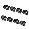 4 Pairs Bicycle Reflective Ankle Leg Trousers Pant Bands Clips Straps for Jogging, Cycling, Single Row Pulley, Climbing, Camping view 3