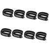 4 Pairs Bicycle Reflective Ankle Leg Trousers Pant Bands Clips Straps for Jogging, Cycling, Single Row Pulley, Climbing, Camping view 4