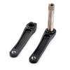 LSRRYD Crank Arm Bicycle 110mm 127mm 140mm 150mm 155mm 160mm Premium Aluminum Alloy Left Right crankarm Crank for Mountain Bike Road Bike(127mm) view 4