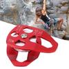 JEOZBM Climbing Pulley, 32KN Heavy Duty Single Rope Pulley, Aluminum Outdoor Climbing Pulley, Hauling Pulley for Rock Climbing, Rappelling, Zipline Sports(Red) view 3