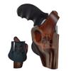 Genuine Leather Paddle Holster for S&W Models 686,586,60,10,19 357 Magnum Gun Holster - Revolver Paddle Holster (S&W Model 10 4" Barrel, Left) view 2