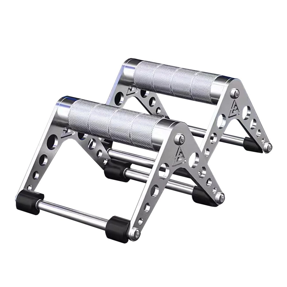 ERRULAN Push Up Stands for Fitness Training - Stainless Steel Pushup Bars with Non-Slip Handle, Lightweight Fitness Bars for Home & Workout