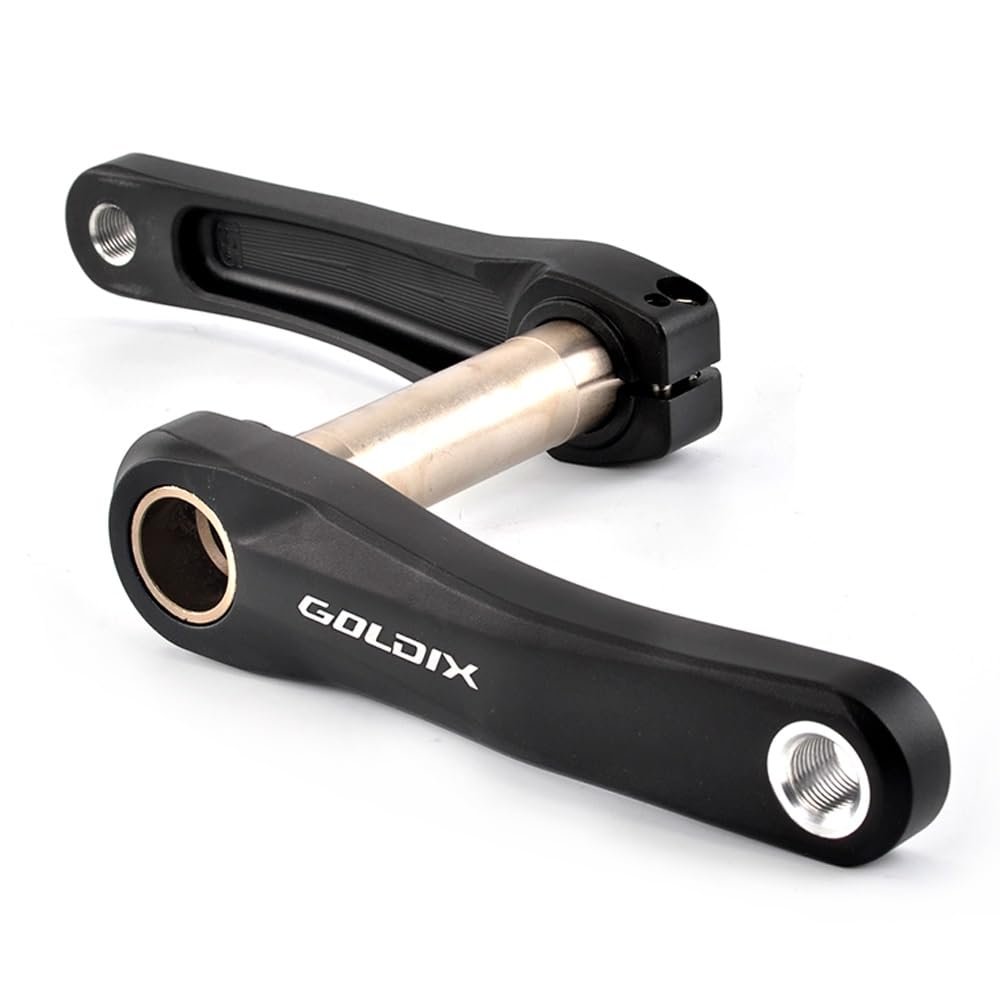 LSRRYD Crank Arm Bicycle 110mm 127mm 140mm 150mm 155mm 160mm Premium Aluminum Alloy Left Right crankarm Crank for Mountain Bike Road Bike(155mm)