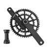 LSRRYD Bike Cranksets 165mm 170mm 172.5mm 175mm Hollow Integrated 50-34T 52-36T 53-39T Double Chainring Fit for Crankset 9/10/11/12 Speed with Bottom Bracket(50-34T,175mm) view 1