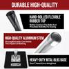 WEEPALM Batting Tee for Baseball/Softball, Premium Hitting Tee with Handrolled Rubber Top,Aluminum Stem,Metal Base,Easy Setup Baseball Tee Height Adjustable 24-46 inch for Kids and Adults view 3