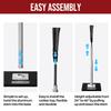WEEPALM Batting Tee for Baseball/Softball, Premium Hitting Tee with Handrolled Rubber Top,Aluminum Stem,Metal Base,Easy Setup Baseball Tee Height Adjustable 24-46 inch for Kids and Adults view 4