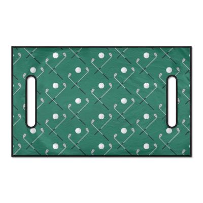 TODIYADDU Green Golf Balls Universal Golf Cart Seat Covers for Women Machine Washable Distinctive Golf Accessories Club Car with Armrests Easy Install for All Weather Conditions for Sightseeing Cars