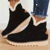Winter Boots For Women Fashion Wide Calf Womens Warm Fur Lined Winter Snow Ankle Boots Outdoor Short Booties Fashion Comfortable Slip On Walking Shoes for Women view 2