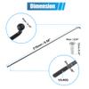 X AUTOHAUX 36pcs 14G J Bend Bicycle Steel Spokes 216mm 8.50" Cycle Spokes with Brass Nipples Steel Spokes for Mountain Bike MTB view 3