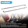 X AUTOHAUX 36pcs 14G J Bend Bicycle Steel Spokes 125mm 4.92" Cycle Spokes with Brass Nipples Steel Spokes for Mountain Bike MTB view 4
