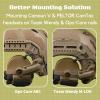 Free-Angle Tactical Headset Rail Mount Compatible with Peltor Comtac Headset Adapter On Team Wendy EXFIL/Flux M-Lok/Ops-Core Fast Arc Rail Adapter, Airsoft Helmet Accessory for Comtac ,,,,(OD) view 2