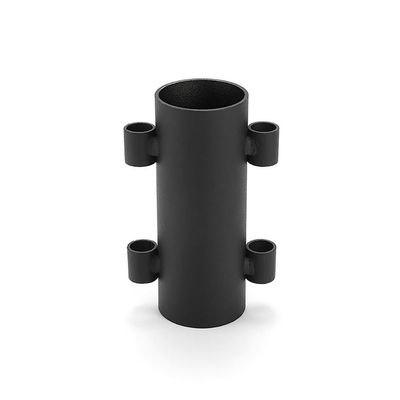 Awning Rod Holder Lightweight Rust-Proof Outdoor Camping Canopy Fixed Tube Tent Pole Accessories (Color : Without nut)