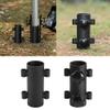 Awning Rod Holder Lightweight Rust-Proof Outdoor Camping Canopy Fixed Tube Tent Pole Accessories (Color : Without nut) view 2