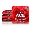 CornholeAce Cluster Flux | Red (Set of 4 Bags) | ACE Pro Stamped | Cluster Pad Technology | Dual Sided Slick Stick All Weather | Professional Cornhole Bags view 1