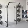 Synergee 2200 Series Wall Mounted 89" by 18 Tall Squat Rack with J-Cups & Adjustable Pull Up Bar. Exercise Stand with 750lb Capacity. Power Cage. view 3