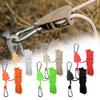4M Adjustable Lanyard for Tent Fan Tent Wind Plant Lamp Rope Ratchet Hanger Lifting Pulley Hook Camping Buckle (Color : Green) view 2