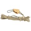 Tent Rope Lock Pulley Adjuster Fixed Buckle Rope Adjustable Ratchet Pulley Wind Stopper Tie Downs Rope Hanger Camping (Color : Small 4mm) view 1