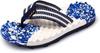LUXRUB Acupressure Massage Flip Flops Men Women Foot Open Toe Reflexology Sandals Outdoor Non-slip Beach Shoes Relief Plantar Fasciitis Heel Arch Arthritis Pain (Color : Blue, Size : 9.5) view 1