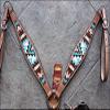 HILASON Western Horse Genuine Leather Breast Collar Geometry | for Horses view 2