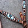 HILASON Western Horse Genuine Leather Breast Collar Geometry | for Horses view 3