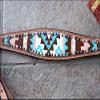 HILASON Western Horse Genuine Leather Breast Collar Geometry | for Horses view 4