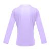 Mens Shirts, Playeras Y Camisetas para Hombres Long Sleeve Cotton Shirts for Men T Shirt Men's Casual Solid Color V-Neck Gentleman's Business T Shirt with Pockets Hombre (L, Light Purple) view 3