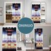 Basketball Court Door Curtains for Doorways, Sports Arena Team Ball Stadium Blackout Curtain for Kids Bedroom Closet, Grommet Thermal Insulated Privacy Door Drapes for Room Divider, 52"W x 80"L view 4