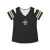 FOCO New Orleans Saints NFL Womens Cold Shoulder T-Shirt - X-Large view 4