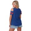 FOCO Buffalo Bills NFL Womens Cold Shoulder T-Shirt - X-Large view 2