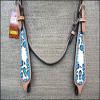 HILASON Western Horse Leather Headstall Set Turquoise Leopard view 3