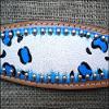 HILASON Western Horse Leather Headstall Set Turquoise Leopard view 4