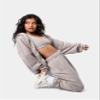 Kamo Fitness CozyTec High-Waisted Sweatpants for Women Baggy: Comfy Lounge Pants with Pockets Crafted from Soft Thick Fleece, Cuffed, Loose Fit, Tall Friendly Joggers for Fall (Porpoise, S) view 2