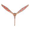 HILASON Western Horse Leather Breast Collar Rainbow | for Horses