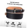 SOESFOUFU Weight Lifting Belt Straps for Men Women Back Support Belt for Squat Hard Pull Hip Thrust (Size) view 2