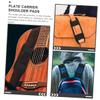 Anneome 4pcs Backpack Strap Pads Comfortable Shoulder Cushion for Decompression Breathable Reduce Strain for School Hiking and view 4