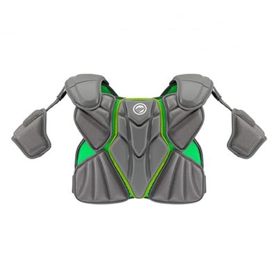 Maverik MX EKG Grey Lacrosse Shoulder Pads (Adult Small)