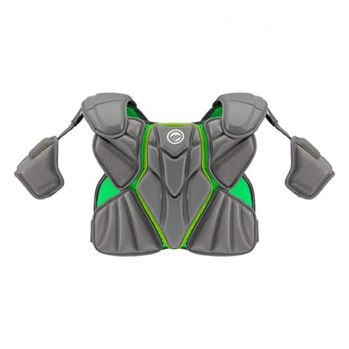Maverik MX EKG Grey Lacrosse Shoulder Pads (Adult Small)