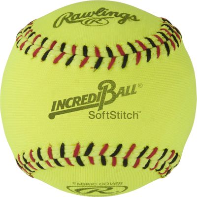 Rawlings | Incredi-Ball Yellow Softstitch Softballs | RIB11SS | 11" | 12 Count