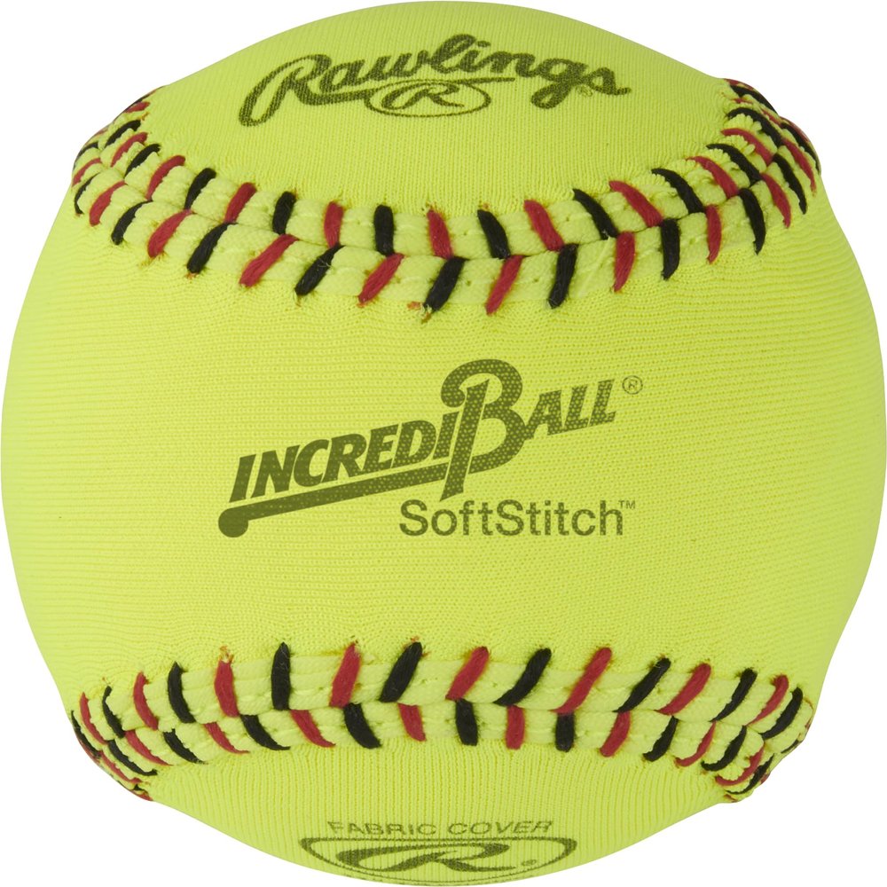 Rawlings | Incredi-Ball Yellow Softstitch Softballs | RIB11SS | 11" | 12 Count