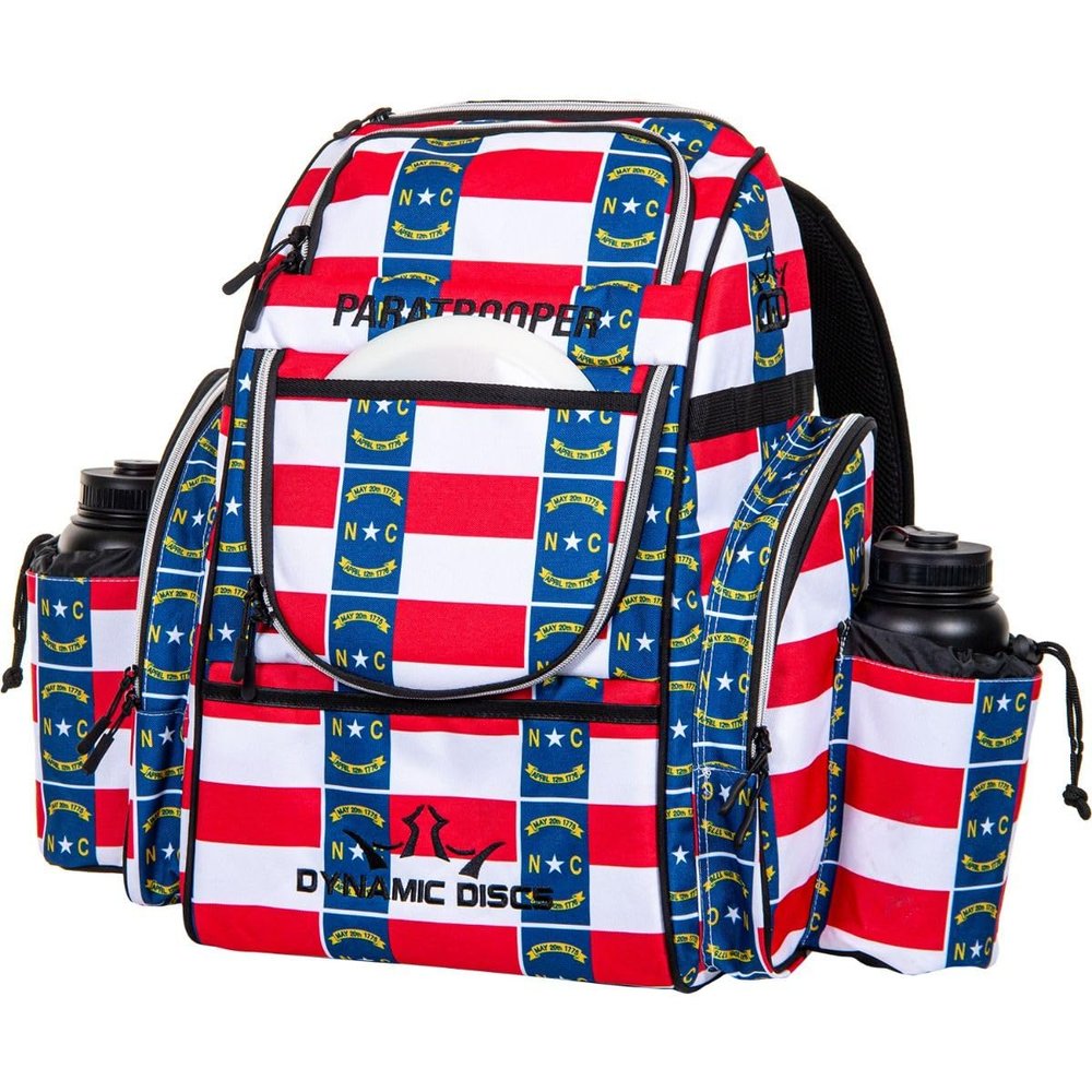 Dynamic Discs Limited Edition Flag Paratrooper Backpack - States and Countries (North Carolina)